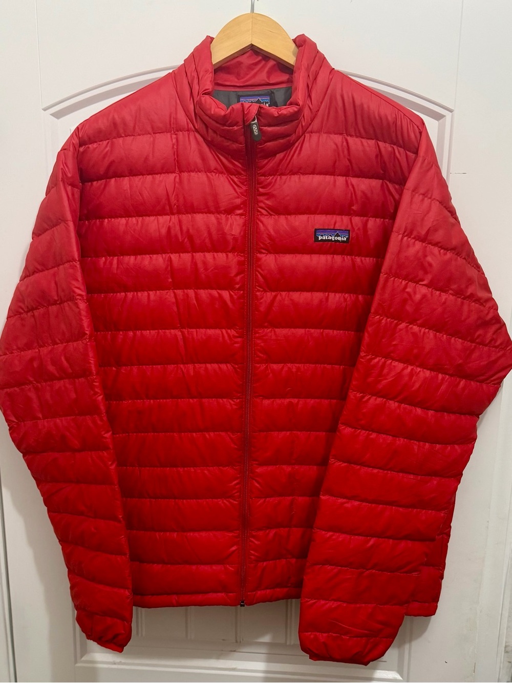 Patagonia Men’s Down Sweater Fire Red Down Size Large 84673 READ DESCRIPTION
